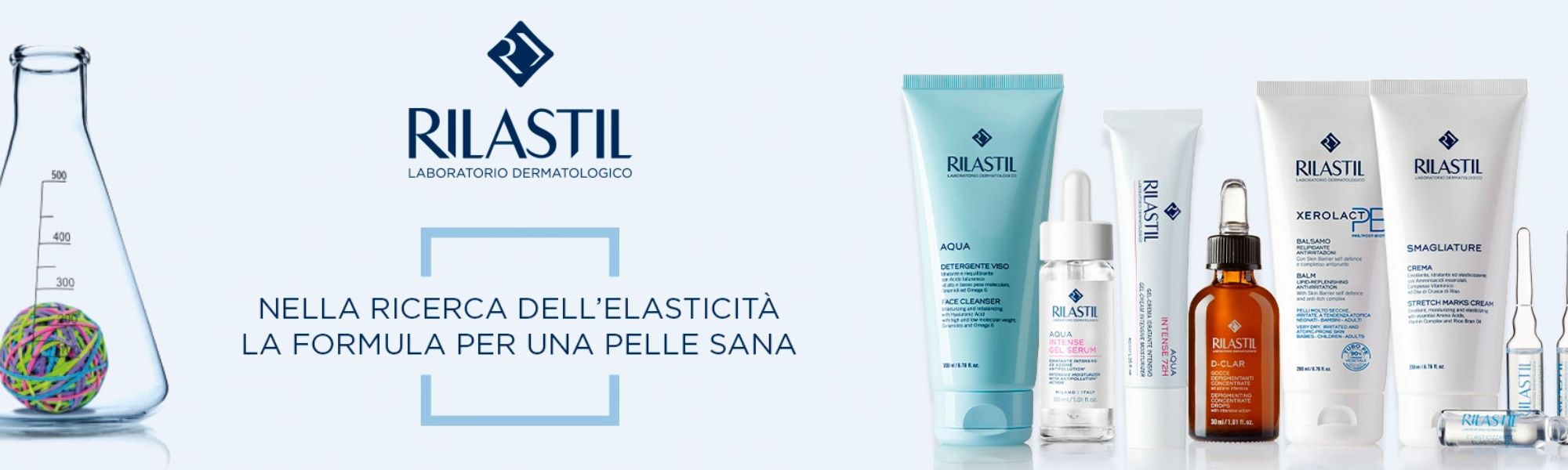 Rilastil, leader nella cura della pelle, offre trattamenti specifici per elasticit e idratazione. Perfetti per ogni tipo di pelle.