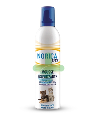 Norica pet mousse igienizzante 400ml