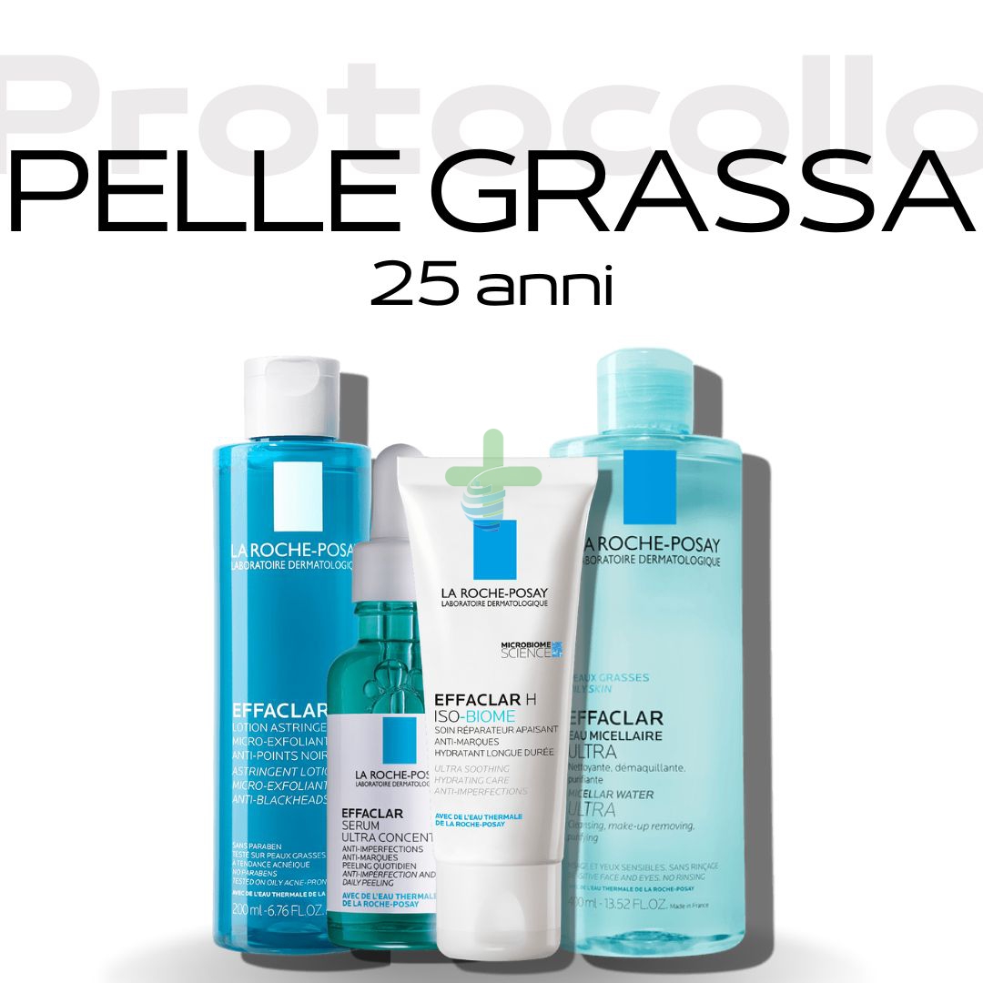 Skincare Protocollo La Roche Posay per pelli Grasse 25 anni