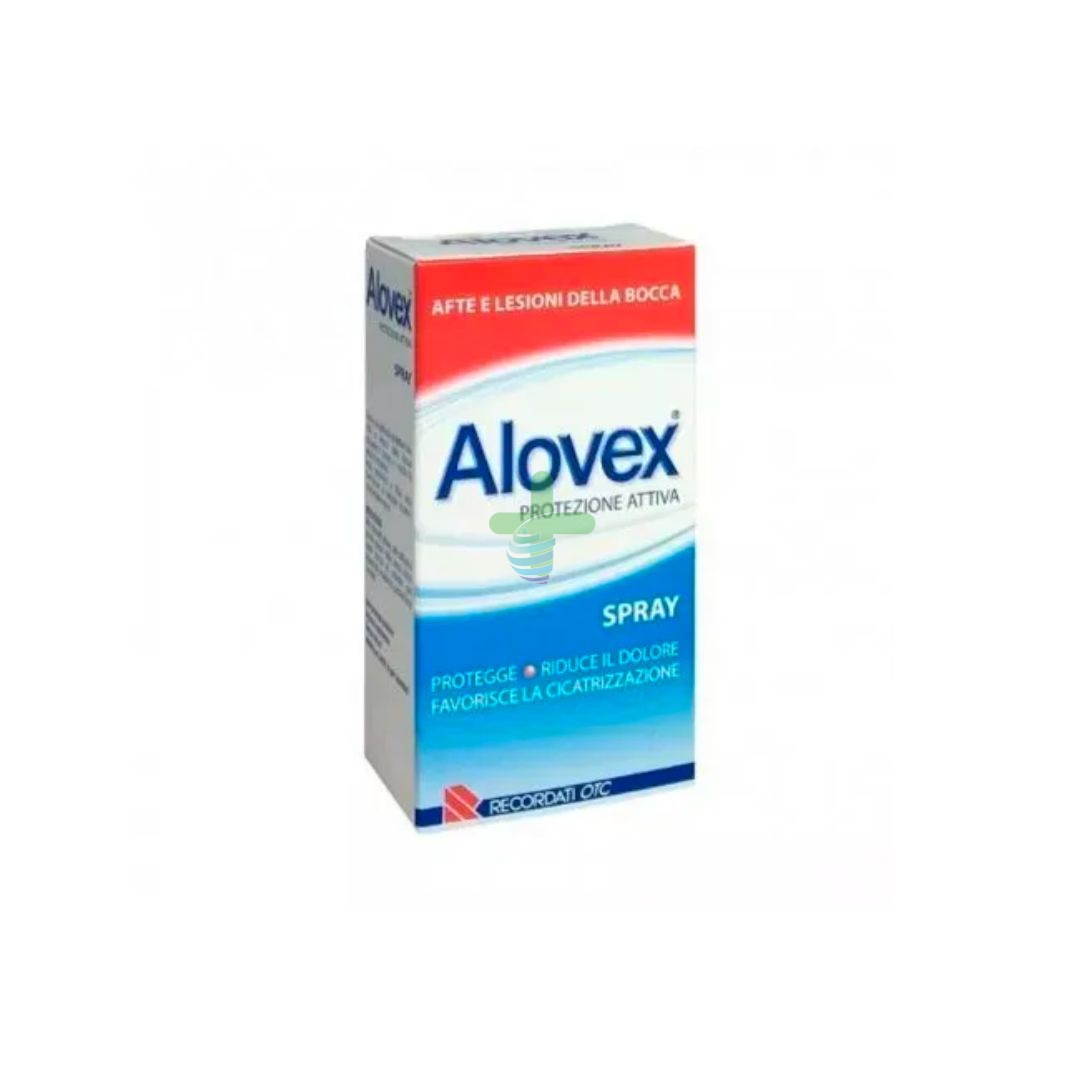 Alovex Linea Protezione Orale Spray Lenitivo Lesioni Mucosa Orale 15 ml