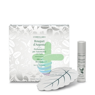 Bouquet D'argento Profumatore Per Automobile Con Foglia Edizione Limitata 10 Ml
