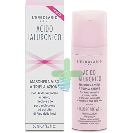 L'erbolario Acido Ialuronico Maschera Viso Tripla Azione 50 Ml