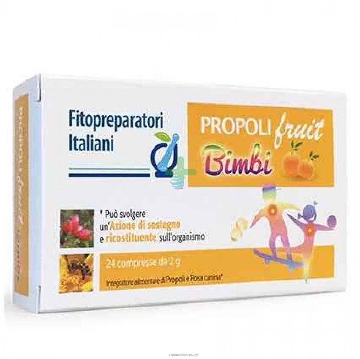 Propolactiv Fruit Gola Bimbi 24 Compresse