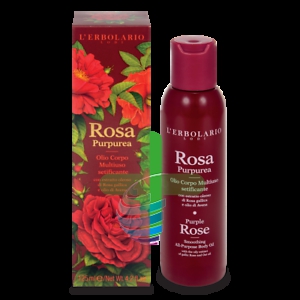 L'erbolario Rosa Purpurea Olio Corpo Multiuso Setificante 125 Ml