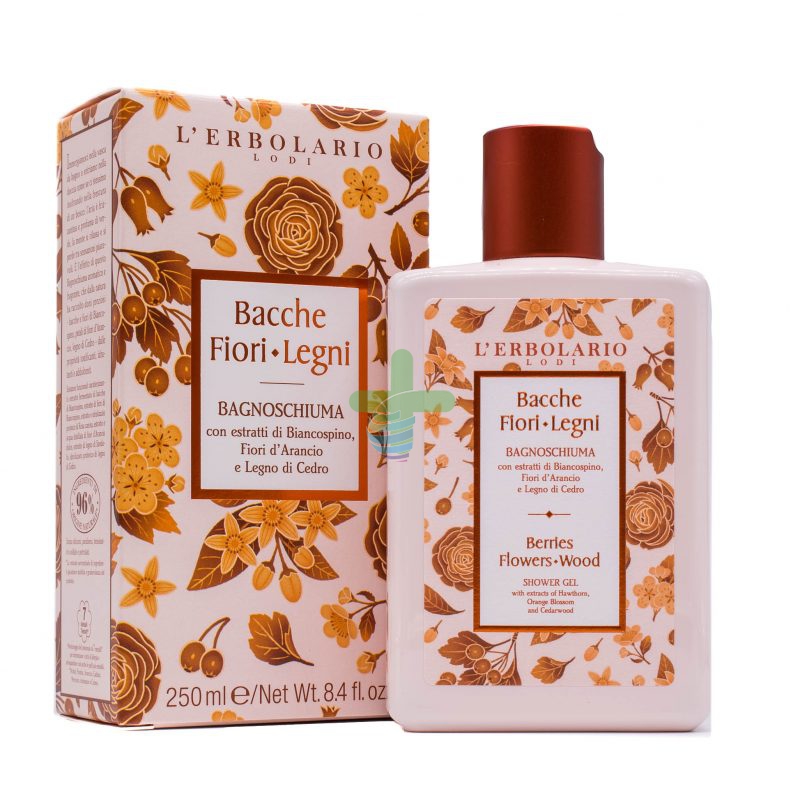 L'erbolario Bacche Fiori Legni Bagnoschiuma 250 Ml