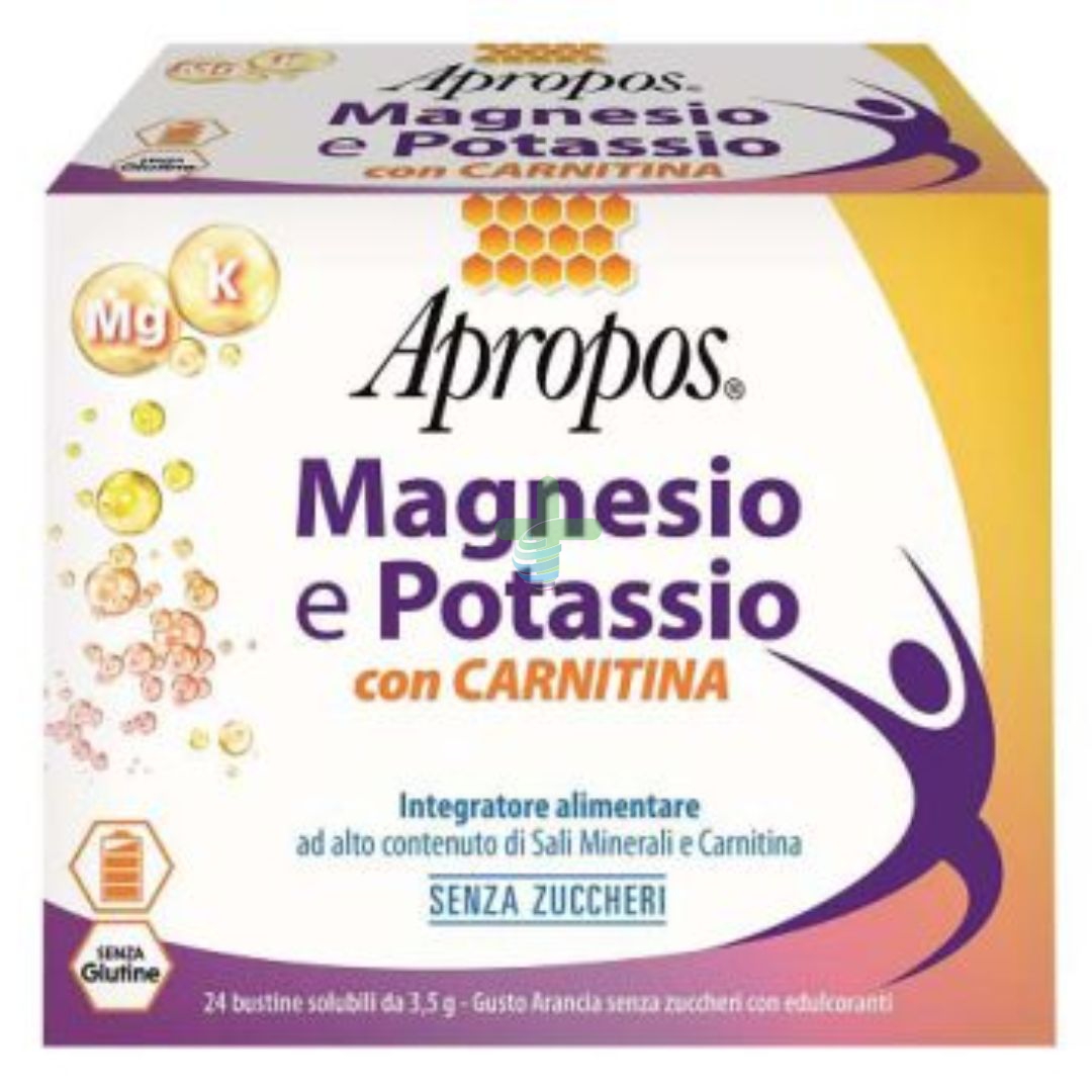 Apropos Magnesio e Potassio con Carnitina 24 bustine