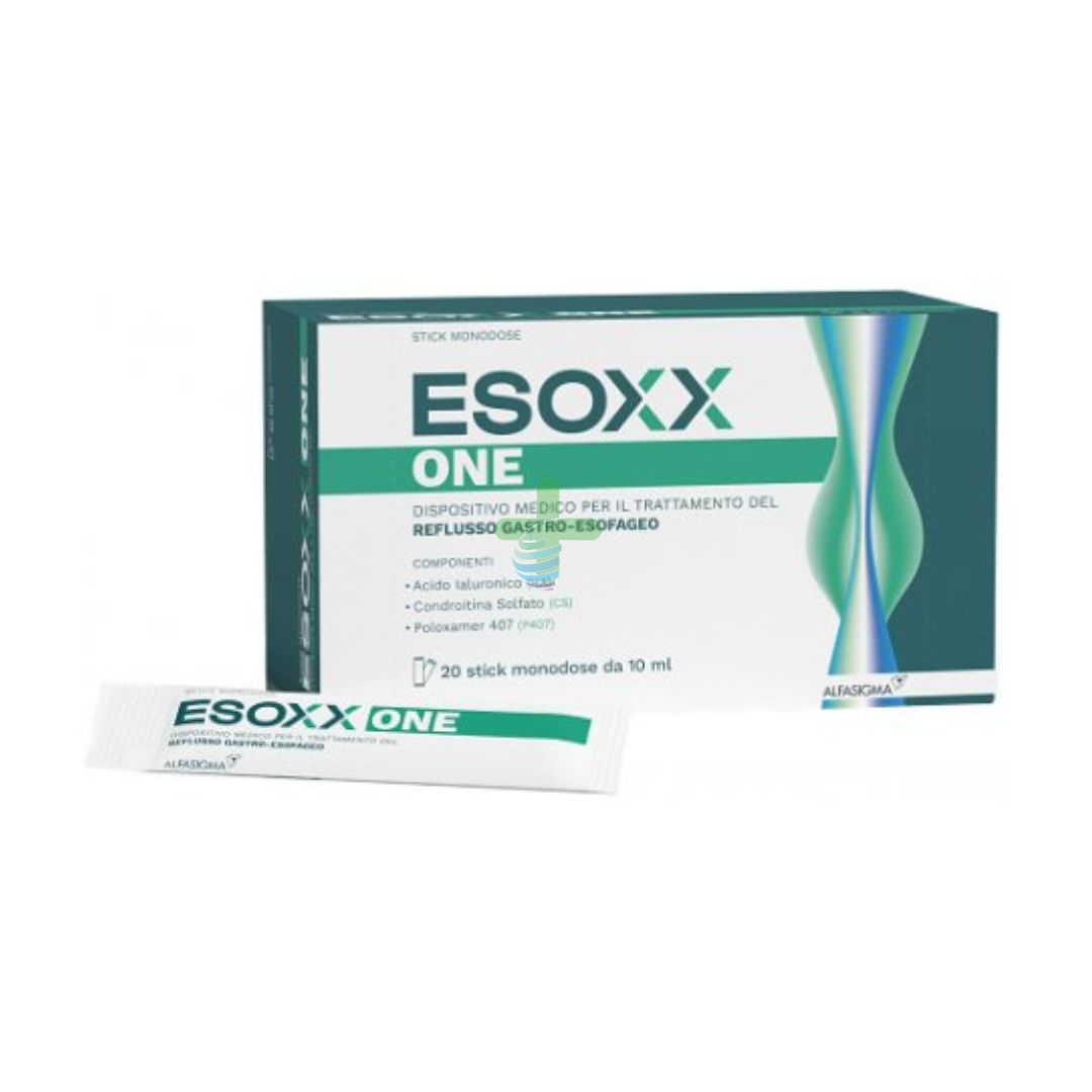 Alfasigma Esoxx One Integratore per il Reflusso Gastro-Esofageo 20 Stick Monodos