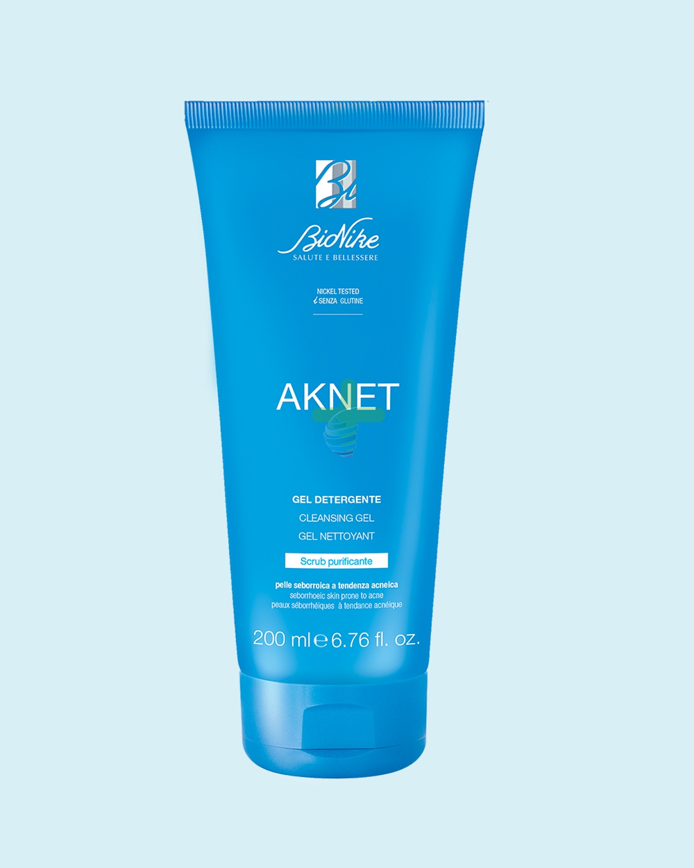 BioNike Linea Aknet Gel Detergente Purificante Trattamento Pelli Impure 200ml