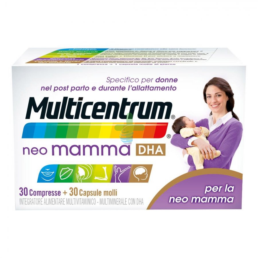Multicentrum Linea Gravidanza Neo Mamma DHA 30 compresse+30 capsule molli