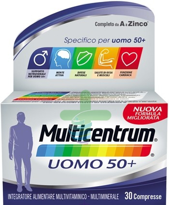 Multicentrum Uomo 50+ 30 Compresse