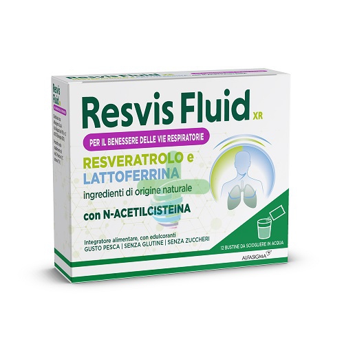 Resvis Fluid XR Integratore 12 Buste