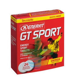 Enervit Sport Linea Energia GT Sport Integratore 24 Tavolette Energizzanti Limon