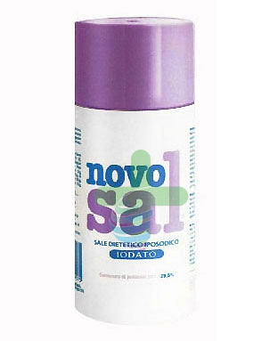 NovoSal Linea Alimentazione Sana Sale Iodato Iposodico Saliera 300 g