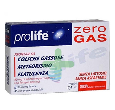 Prolife Zero Gas Linea Intestino Sano Integratore 45 Compresse Masticabili