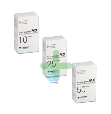 Menarini Diagnostics Linea Controllo Glicemia Glucocard MX 25 Strisce Reattive