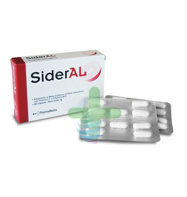 Pharmanutra Linea Vitamine Minerali SiderAl Ferro Liposomiale 20 Capsule