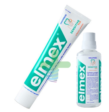 elmex Linea Igiene Dentale Quotidiana Sensitive Plus Dentifricio + Collutorio