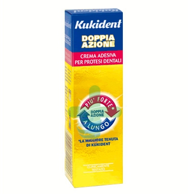 Kukident Linea Protesi Dentali Doppia Azione Crema Adesiva Protettiva 60 g