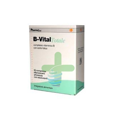 PharmaLine Linea Vitamine B Vital Totale Integratore 20 Compresse Effervescenti