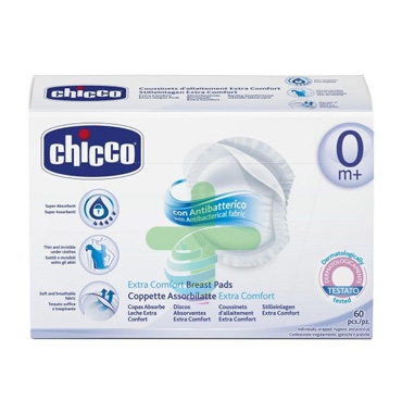 Chicco Linea Mamma Allattamento e Gravidanza 60 Coppette Assorbilatte