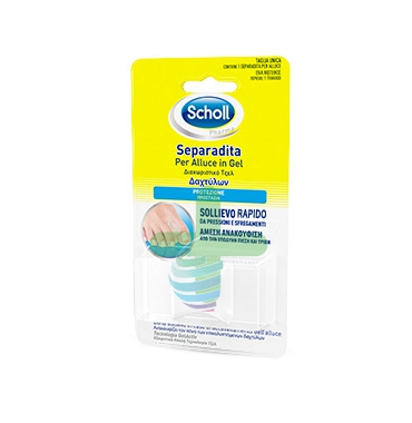 Scholl Linea Calli e Durezze Trattamento Dolore 1 Separadita Alluce in Gel