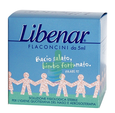 Libenar Linea Pulizia e Salute del Naso Soluzione Fisiologica 15 Flaconcini 5 ml