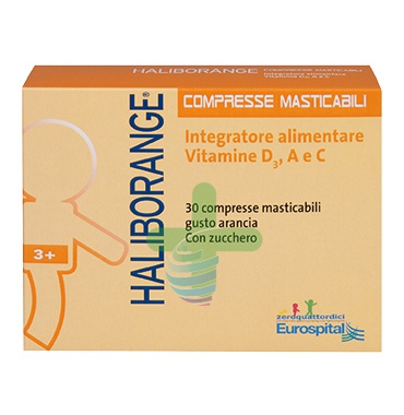 Eurospital Linea Vitamine Minerali Haliborange Integratore 30 Compresse Masticab