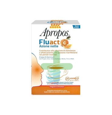 Apropos Linea Difese Immunitarie Fluact C Azione Notte Rilassante 10 Buste