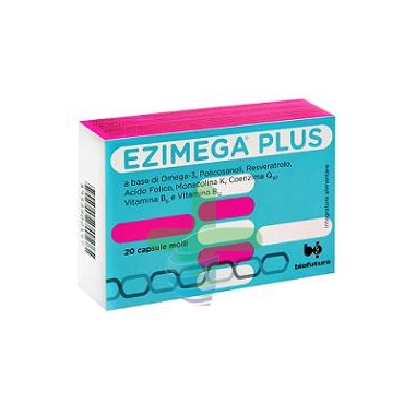 Biofutura Linea Colesterolo e Trigliceridi EZIMEGA PLUS Integratore 20 Capsule