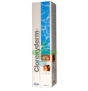 ICF Farmaceutici Linea Animali Domestici Clorexyderm4 Soluzione Cani Gatti 100ml