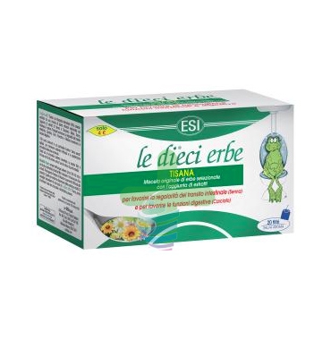Esi Linea Benessere Intestinale Le Dieci Erbe Tisana Riequilibrante 20 Filtri