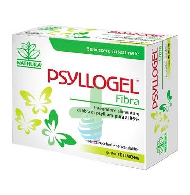 Nathura Linea Intestino Sano Psyllogel Fibra Integratore 20 Buste T al Limone