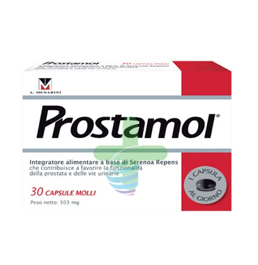 Menarini Linea Benessere Uomo Prostamol Integratore Alimentare 30 Capsule