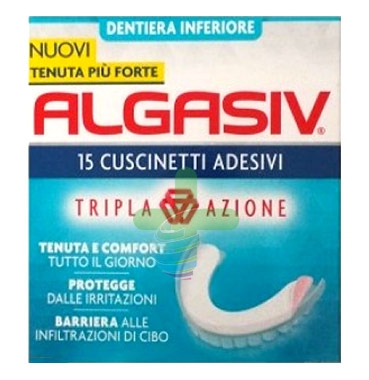 Combe Linea Protesi Dentali Algasiv 15 Cuscinetti Adesivi Protesi Inferiore