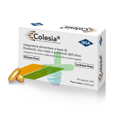 IBSA Linea Colesterolo Trigliceridi Colesia Integratore 30 Capsule Softgel Caps