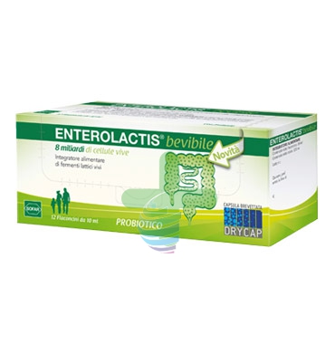Sofar Linea Intestino Sano Enterolactis Integratore Fermenti Lattici 12 Fiale