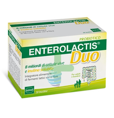 Sofar Linea Intestino Sano Enterolactis Duo Integratore Fermenti Lattici 20Buste