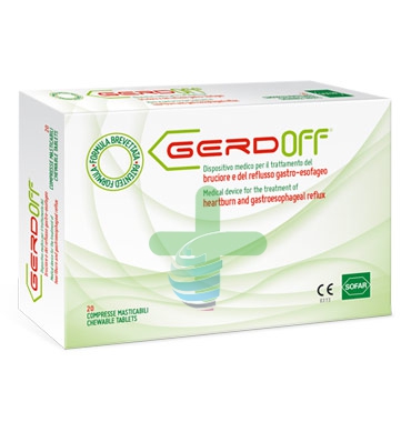 Sofar Linea Dispositivi Medici Gerdoff Azione Meccanica 20 Compresse Masticabili