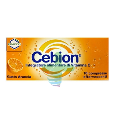 Cebion Linea Difese Immunitarie Vitamina C Integratore 10 Compresse Efferv Aranc