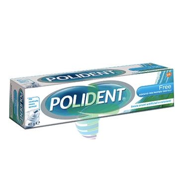 Polident Linea Protesi Dentali Free Crema Adesiva Protettiva senza Zinco 40 g