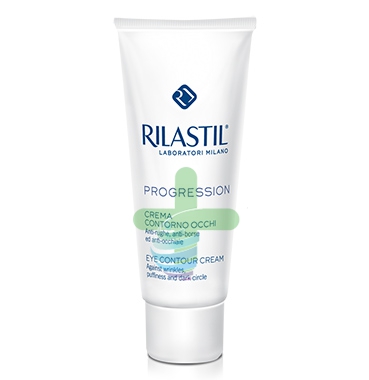 Rilastil Linea Progression Contorno Occhi Crema Anti-Borse Occhiaie e Rughe 15ml