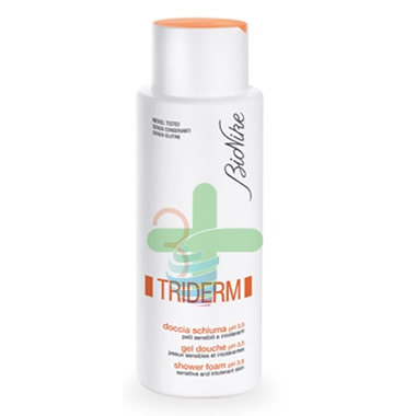 BioNike Triderm Linea Detergenza Quotidiana Doccia Schiuma Riacidificante 400 ml