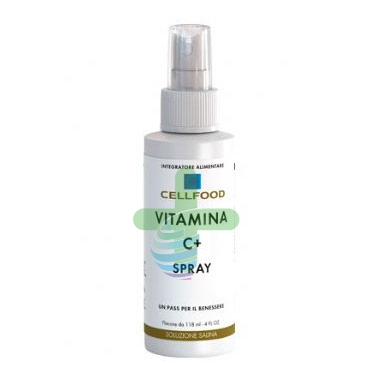 Cellfood Linea Vitamine Minerali Vitamina C Spray Integratore Alimentare 118 ml