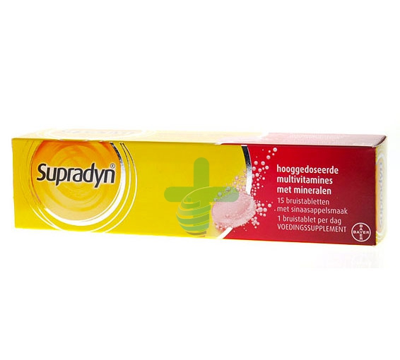 Supradyn Linea Vitamine Minerali Ricarica Integratore 15 Compresse Effervescenti