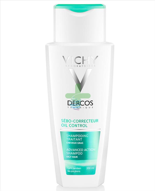 Dercos Linea Equilibrante Shampoo Trattante Sebo Correcteur Capelli Grassi 200ml