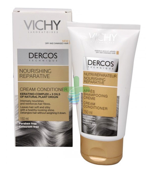 Dercos Linea Keratino Complex Balsamo Nutri Riparatore Capelli Secchi 150 ml