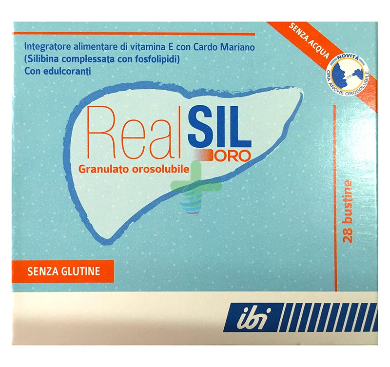 IBI Linea Salute e Benessere Fegato Realsil Oro Integratore Alimentare 28 Buste