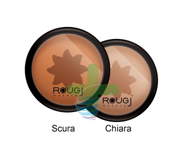 Rougj Linea Make-up Viso Terra Uniformante in Polvere Compatta Colore Scuro