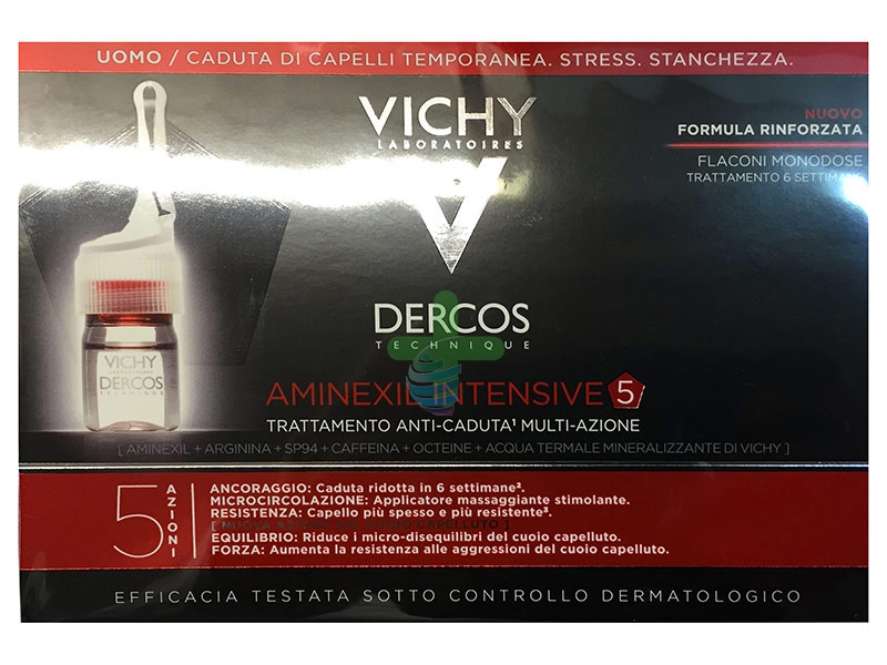 Vichy Dercos Linea Aminexil Intensive Uomo 21 Fiale