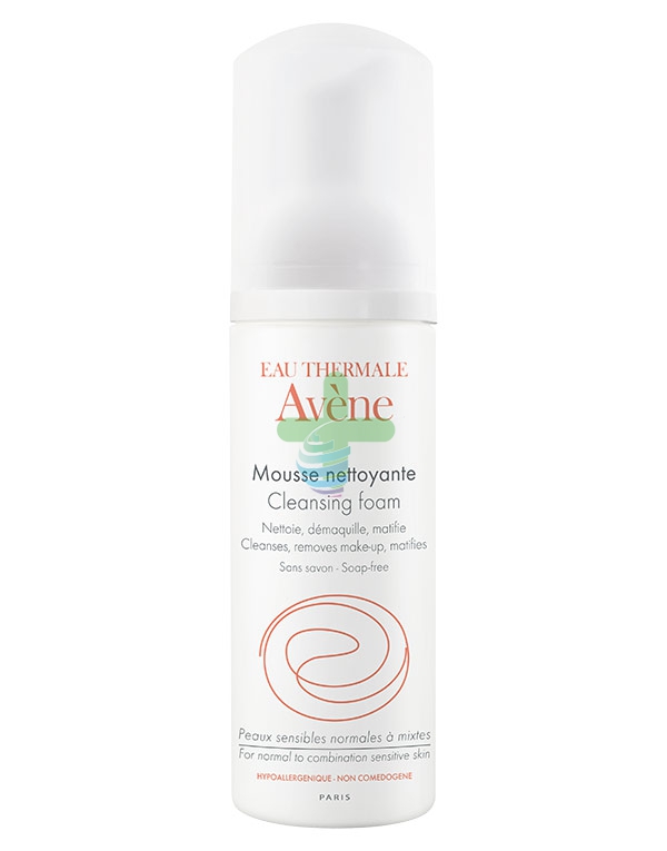 Avene Linea Trattamenti Essenziali Viso Mousse Detergente Delicata 150 ml